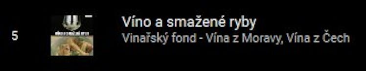 Víno a smažené ryby 