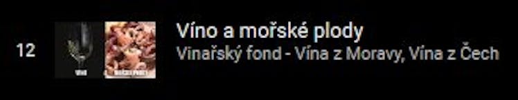Víno a mořské plody 