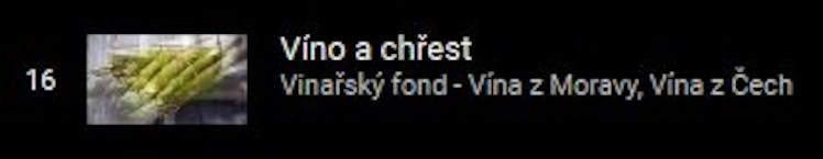 Víno a chřest 