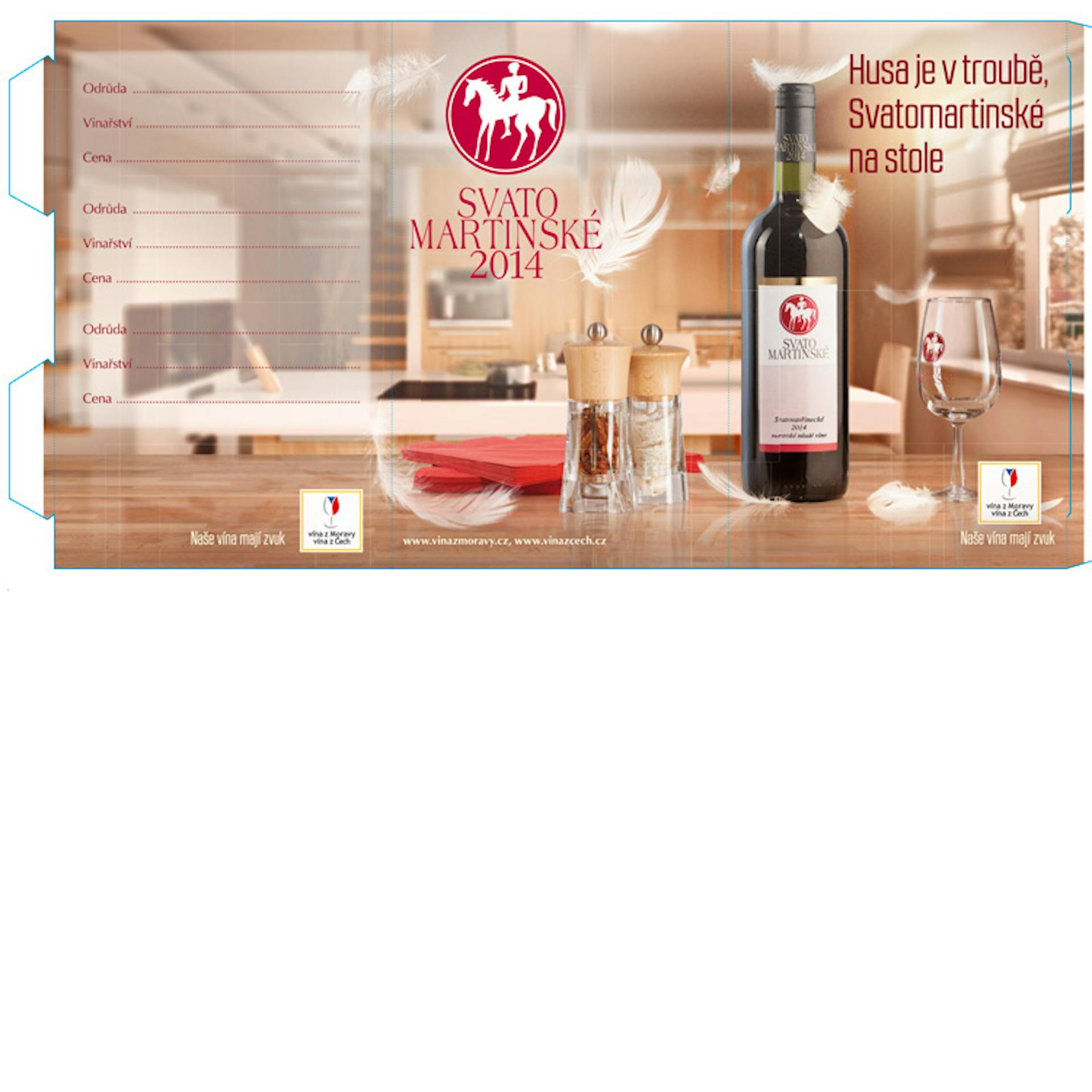 Svatomartinské víno 2014 - stojanek