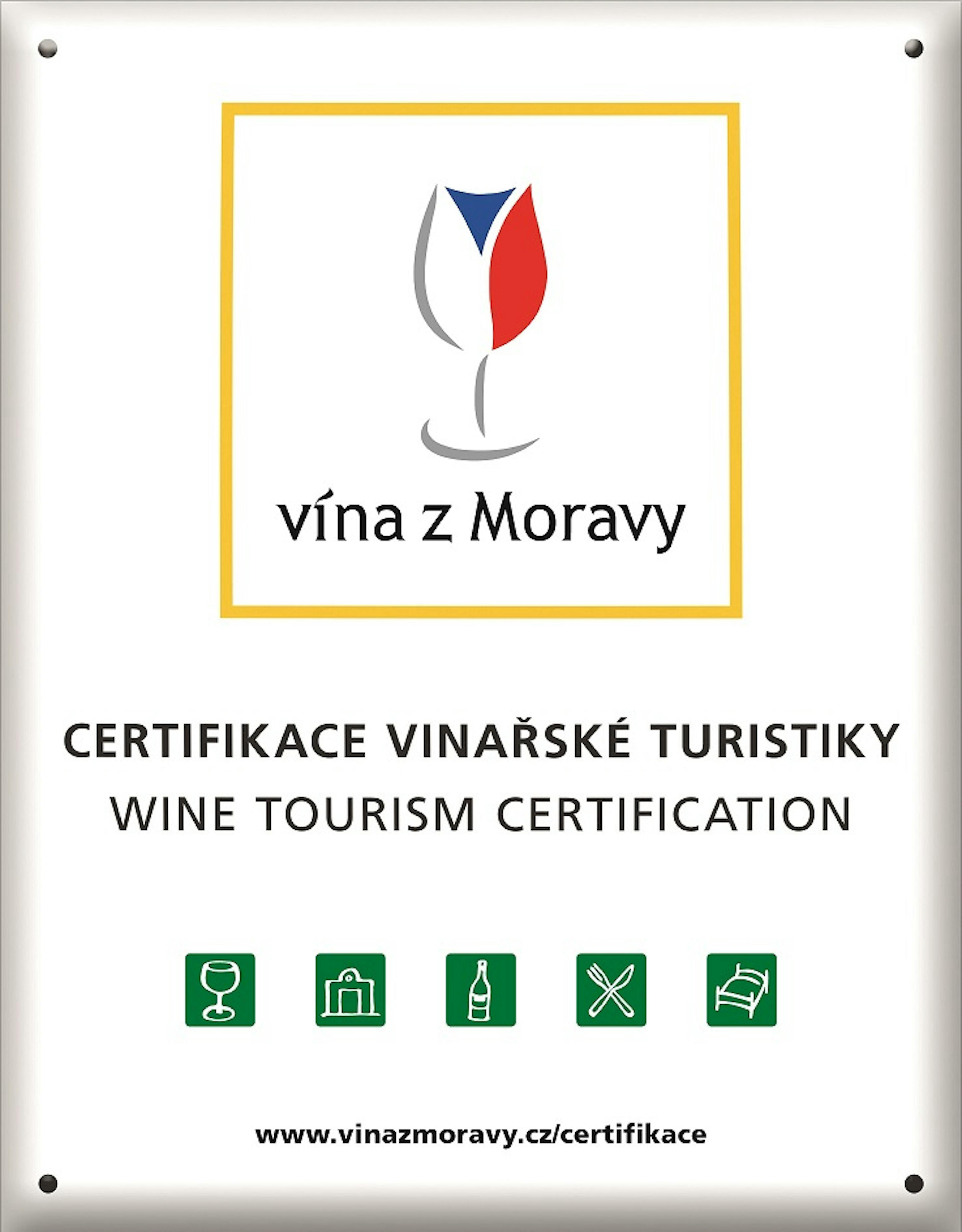 značení certifikace na turistických objektech