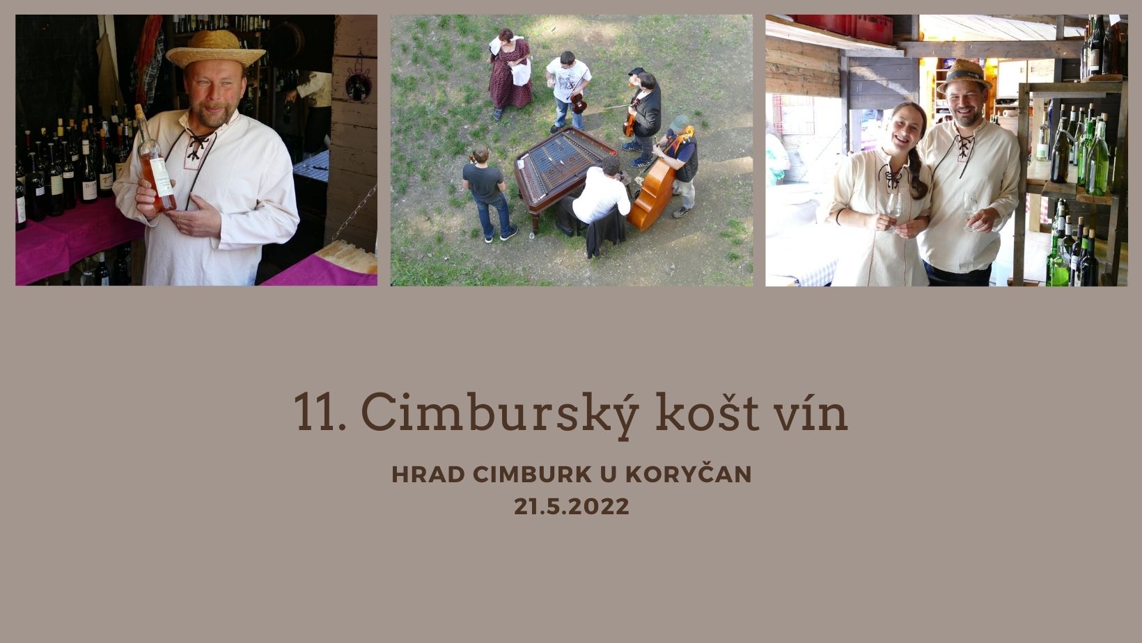 11. Cimburský košt vín | Koryčany | 21. 5. 2022