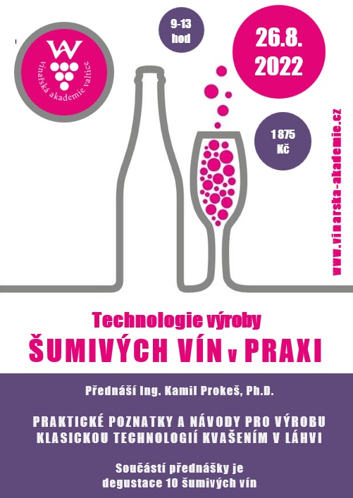 Technologie výroby šumivých vín | Valtice | 26. 8. 2022