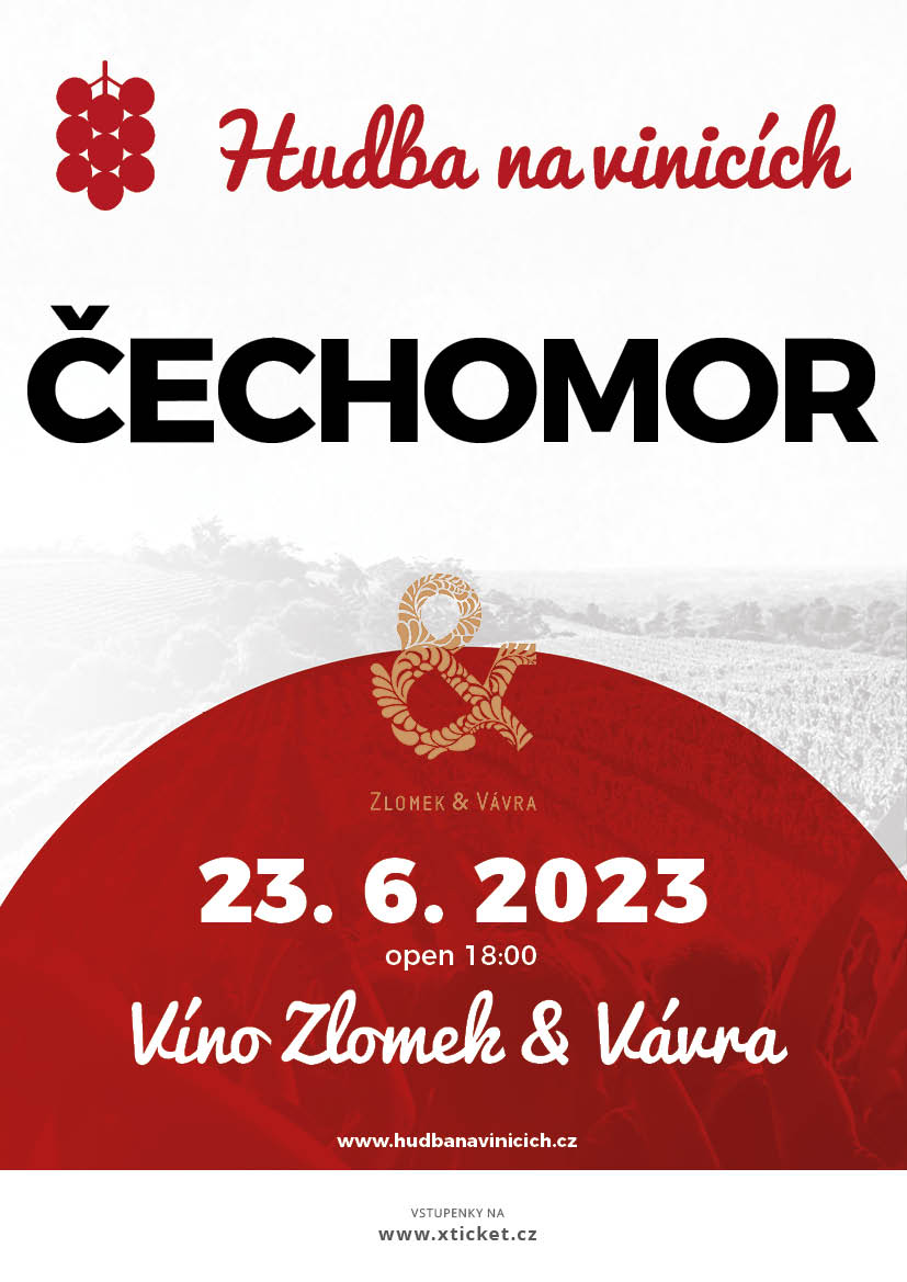 Hudba na vinicích 2023 - Čechomor - Boršice u Blatnice | Třebívlice | 29. 6. 2023