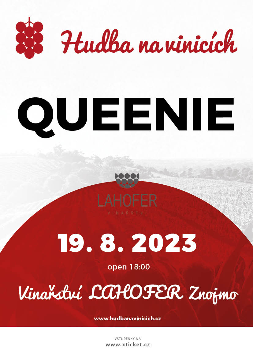 Hudba na vinicích 2023 - Queenie - Dobšice | Dobšice | 19. 8. 2023