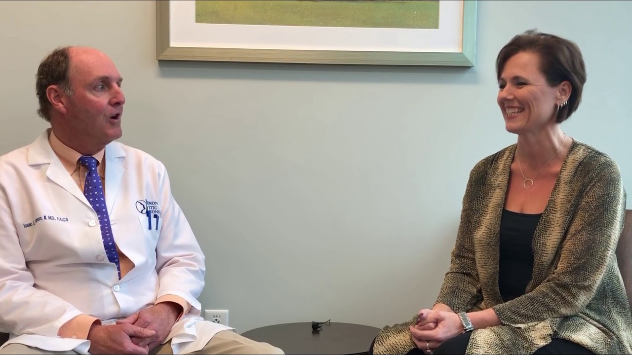 Doctor talking to patient