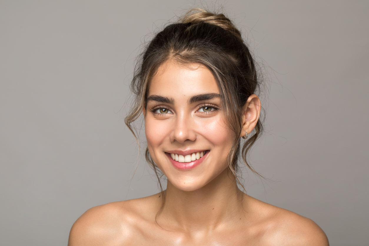 woman smiling