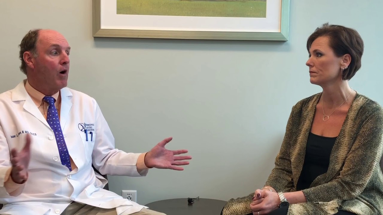Doctor talking to patient