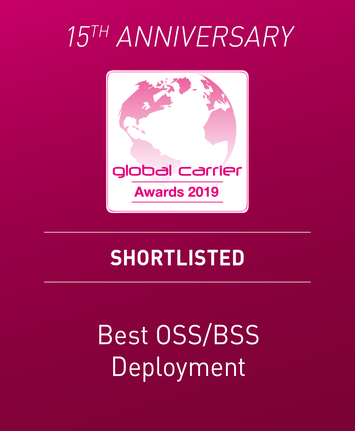 Nominacja NEXERY do Global Carrier Awards w kategorii Best OSS/BSS Deployment