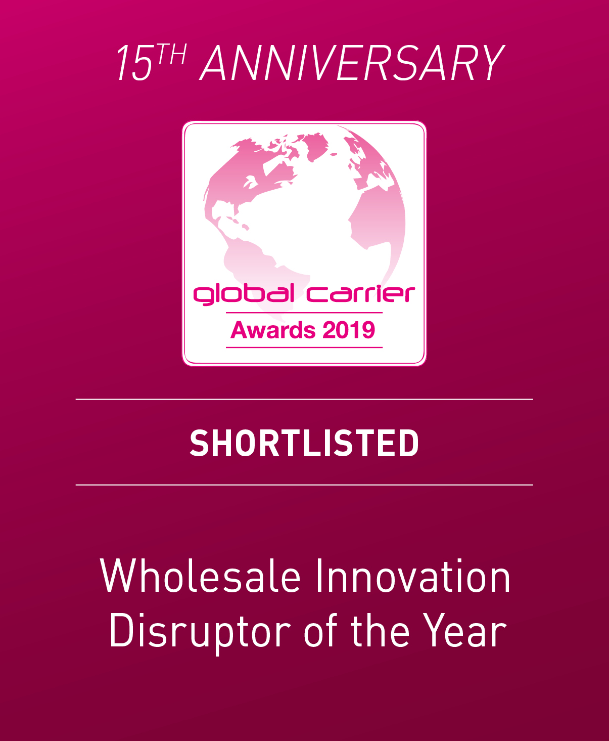 Nominacja NEXERY do Global Carrier Awards w kategorii Wholesale Innovation Disruptor of the Year