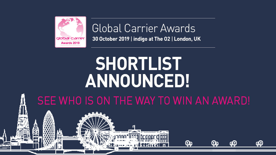Grafika dotycząca nominacji NEXERY do Global Carrier Awards