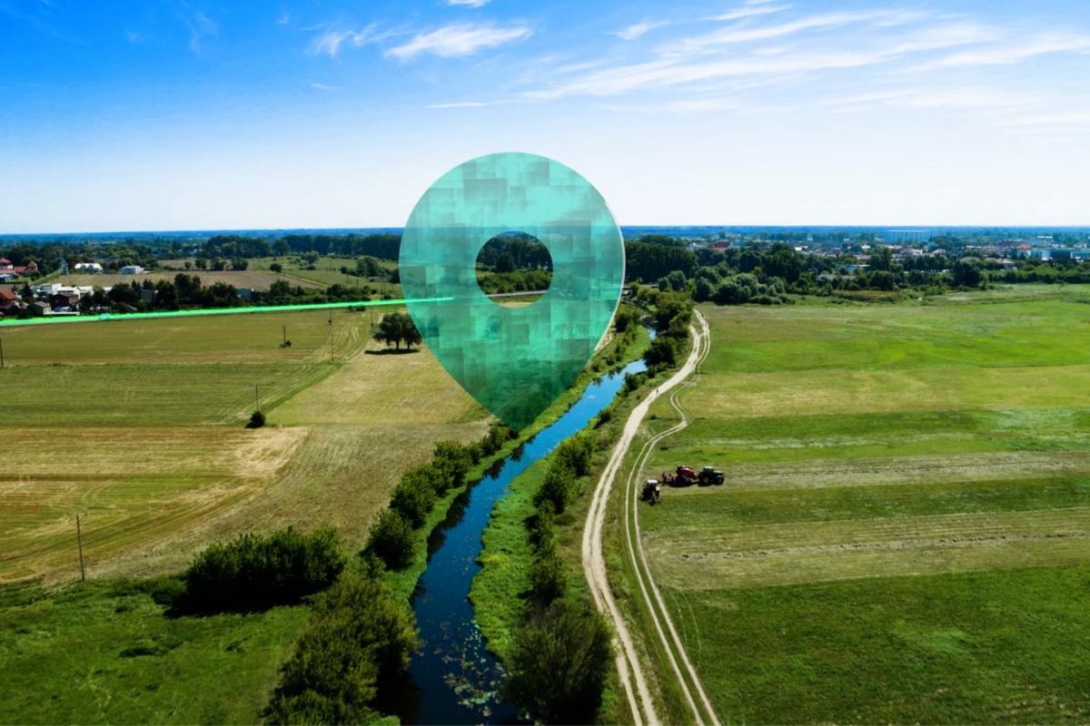 panorama z widokiem na rzekę 