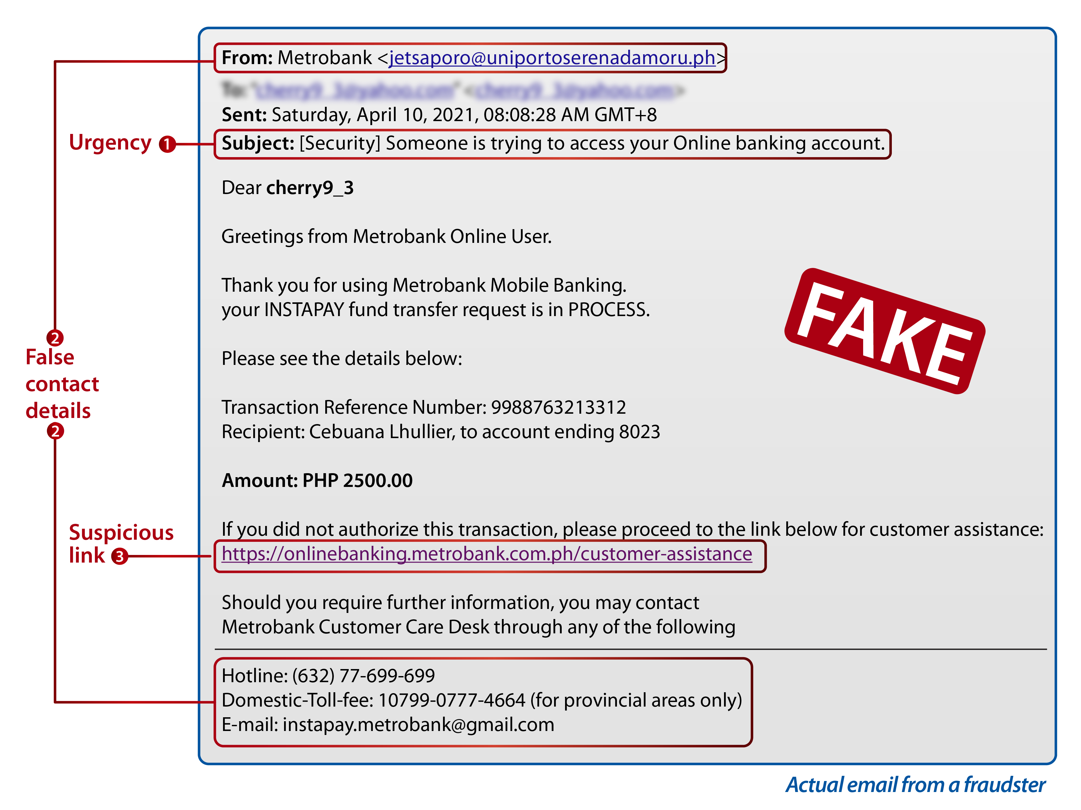 Latest Fraud Alert Metrobank