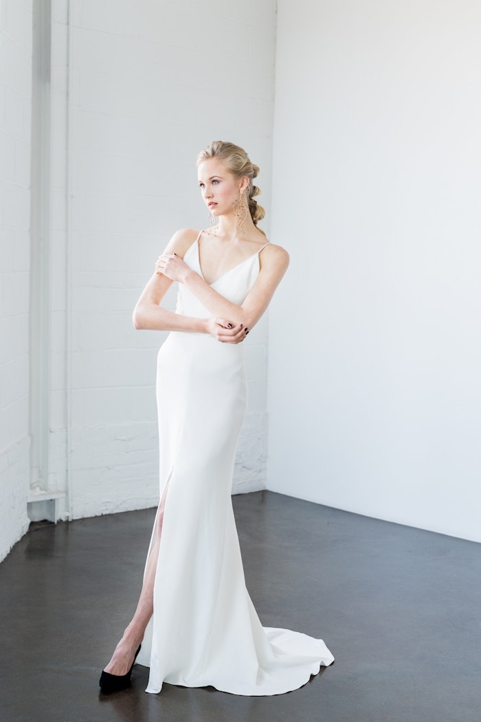 Modern Wedding Dress by Toronto Designer Catherine Langlois | Whitney ...