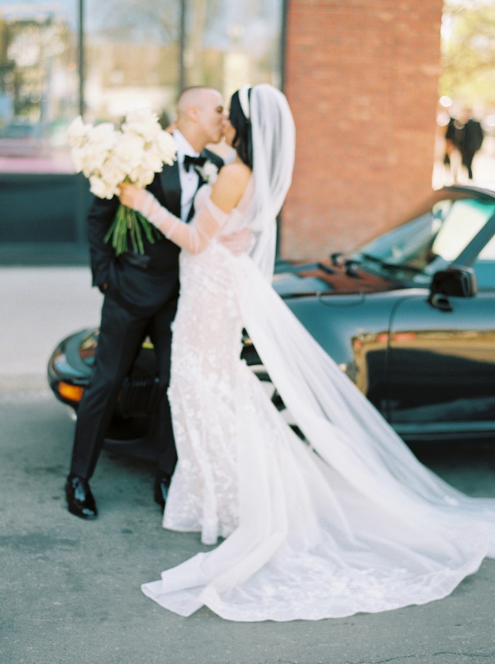 Blurry and editorial film photography in toronto by the Broadview hotel.