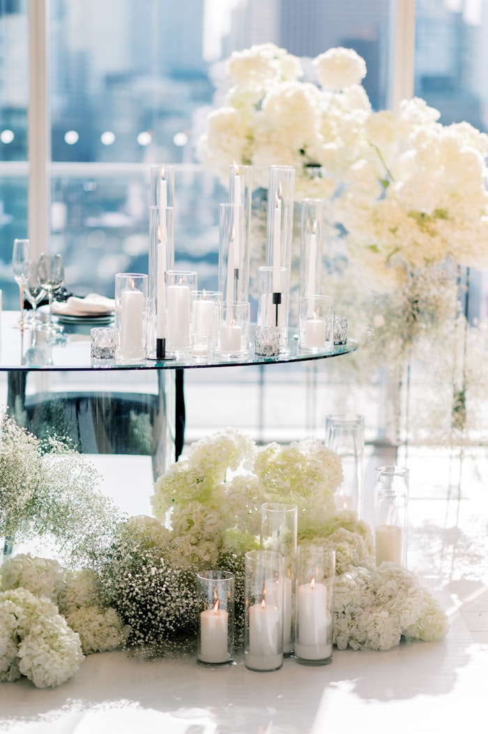 Contemporary wedding floral design in Toronto