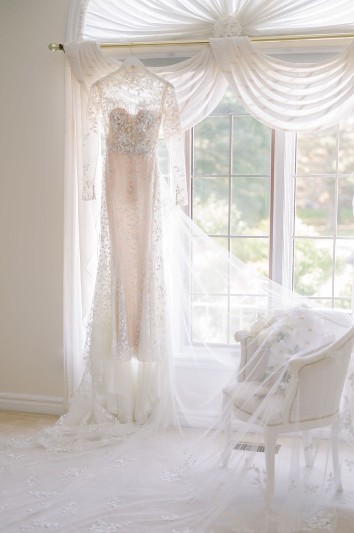 Bride preparing for ceremony in Toronto luxury home