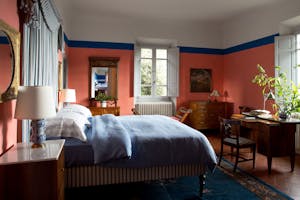 The second double bedroom in the first floor of Villa Tavernaccia