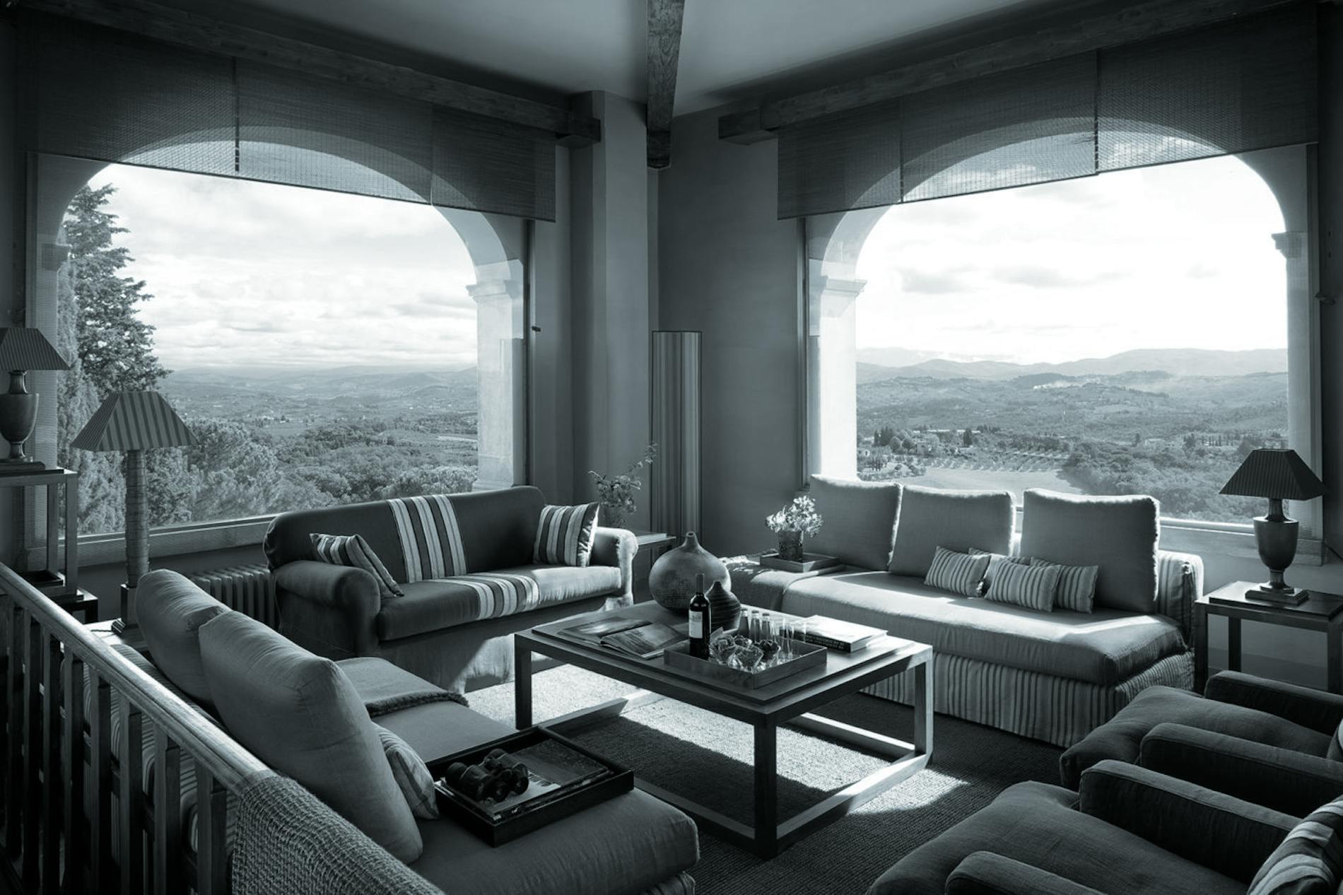 The Belvedere living room