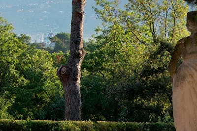 The view of the Brunelleschi Dome from the open theater in Villa La Tavernaccia