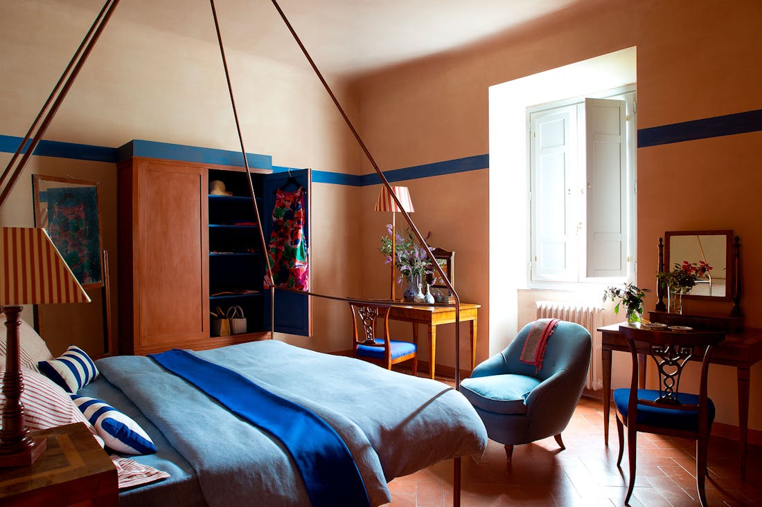 First double bedroom The first double bedroom on the first floor of Villa Tavernaccia