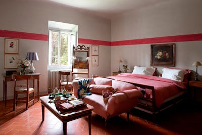 The third double bedroom on the first floor of Villa Tavernaccia