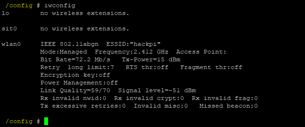 Device completing the setup process