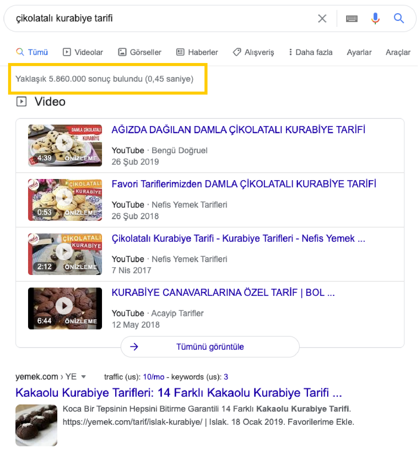 kurabiye tarifleri serp sonuçları