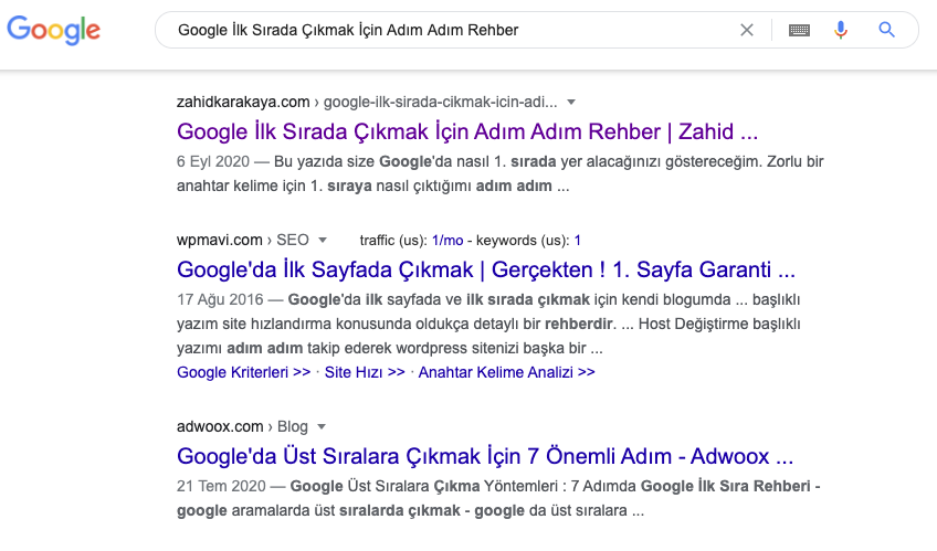 Google İlk Sırada Çıkmak İçin Adım Adım Rehber