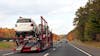 Truck Transporting Cars