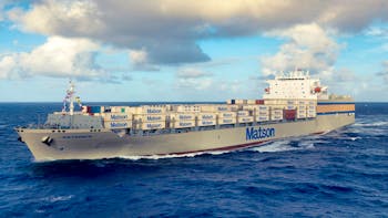 Matson's shipping ship