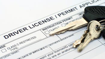 Driver License permit form