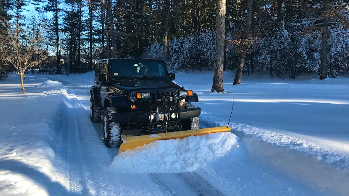 Why a Jeep Wrangler for Winter? Because You Can't Plow With a Crossover - Car Talk Why a Jeep Wrangler for Winter? Because You Can't Plow With a Crossover - Car Talk