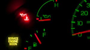 Dash with no oil pressure and service engine light on