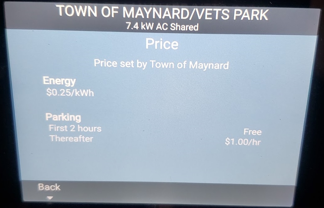 How much is chargepoint per hour discount