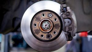 Disc brakes of the car