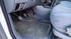 Dirty car floor mats