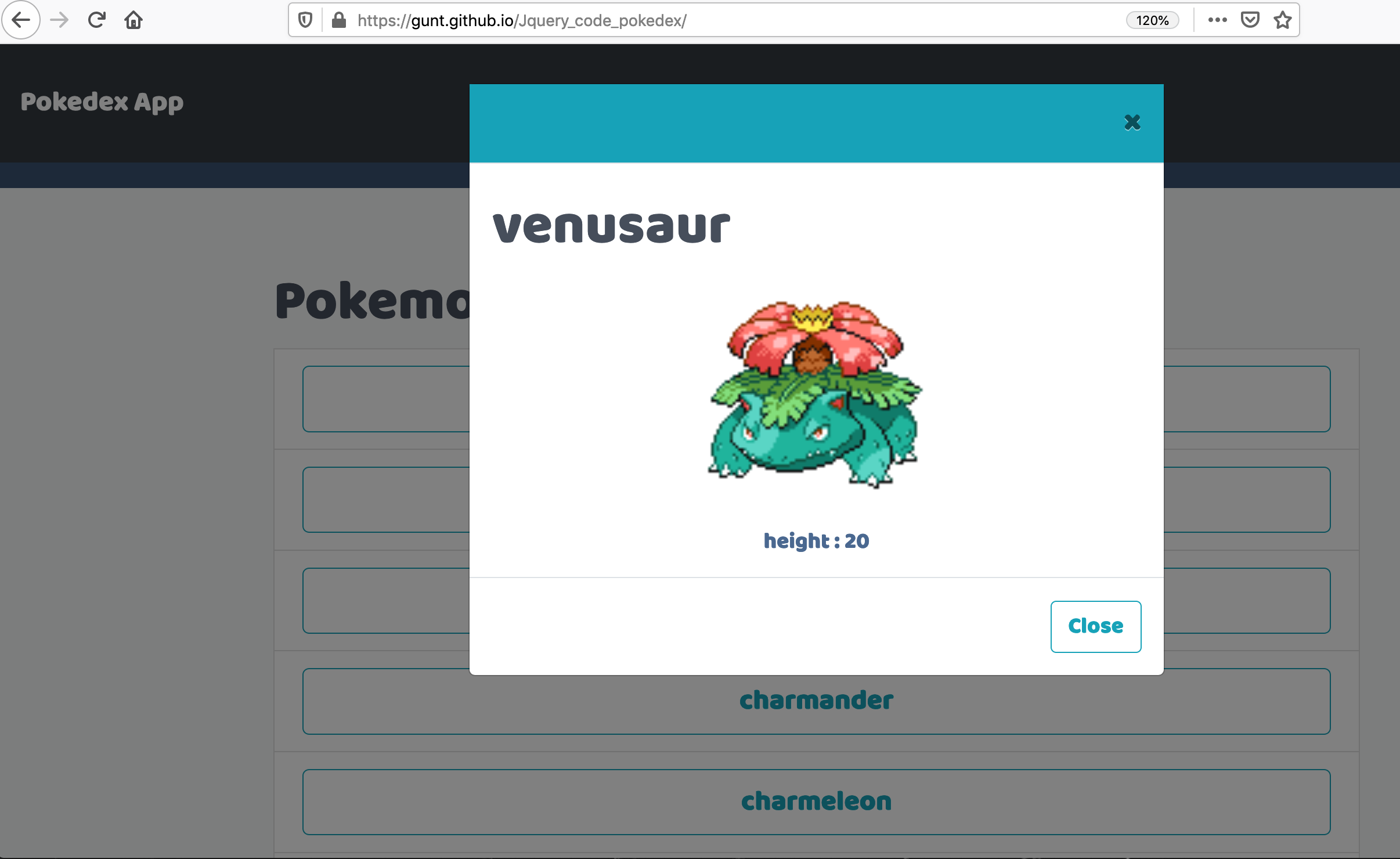 Pokedex database