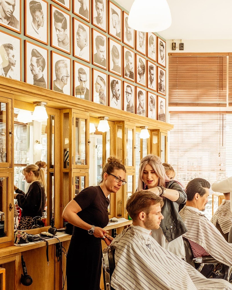 Cover image of The Old School barber academy project
