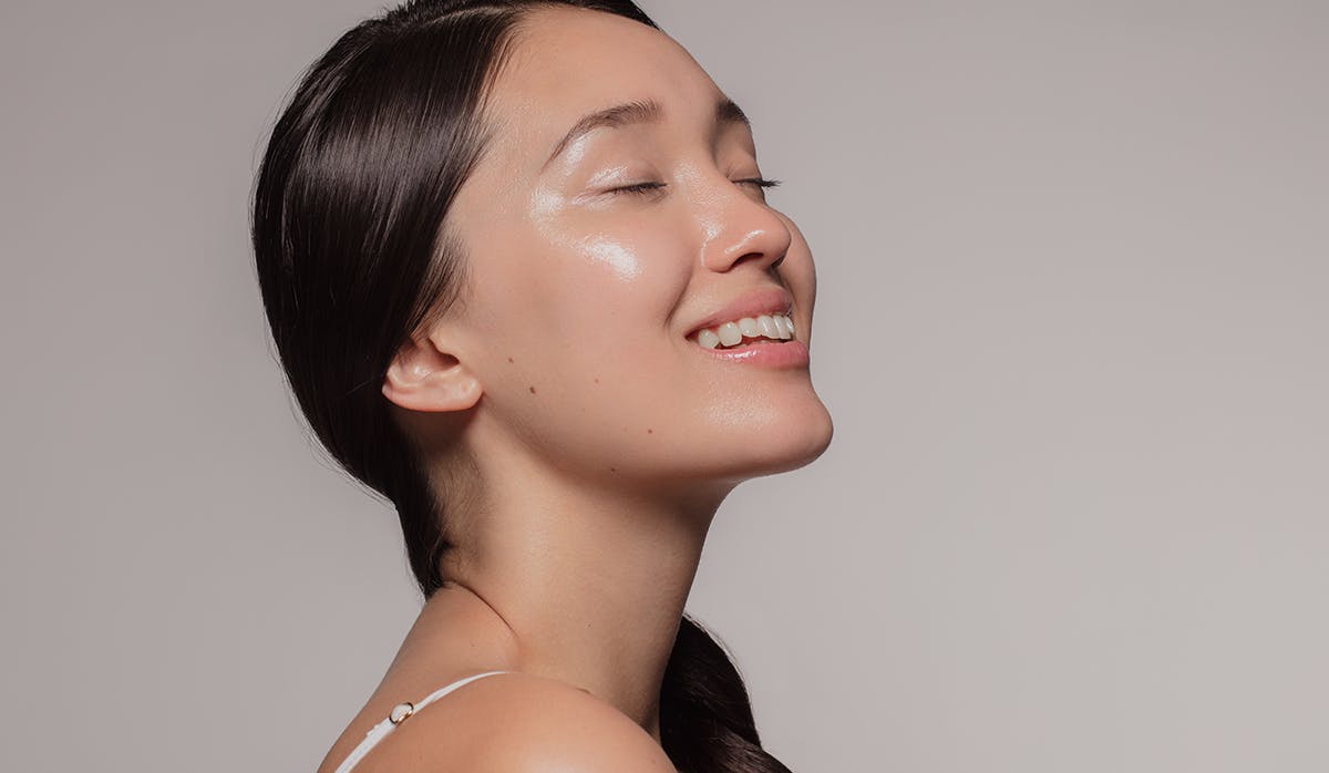 woman smiling