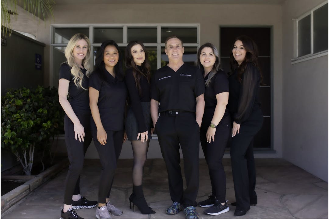 Dr. Morrissette with his staff
