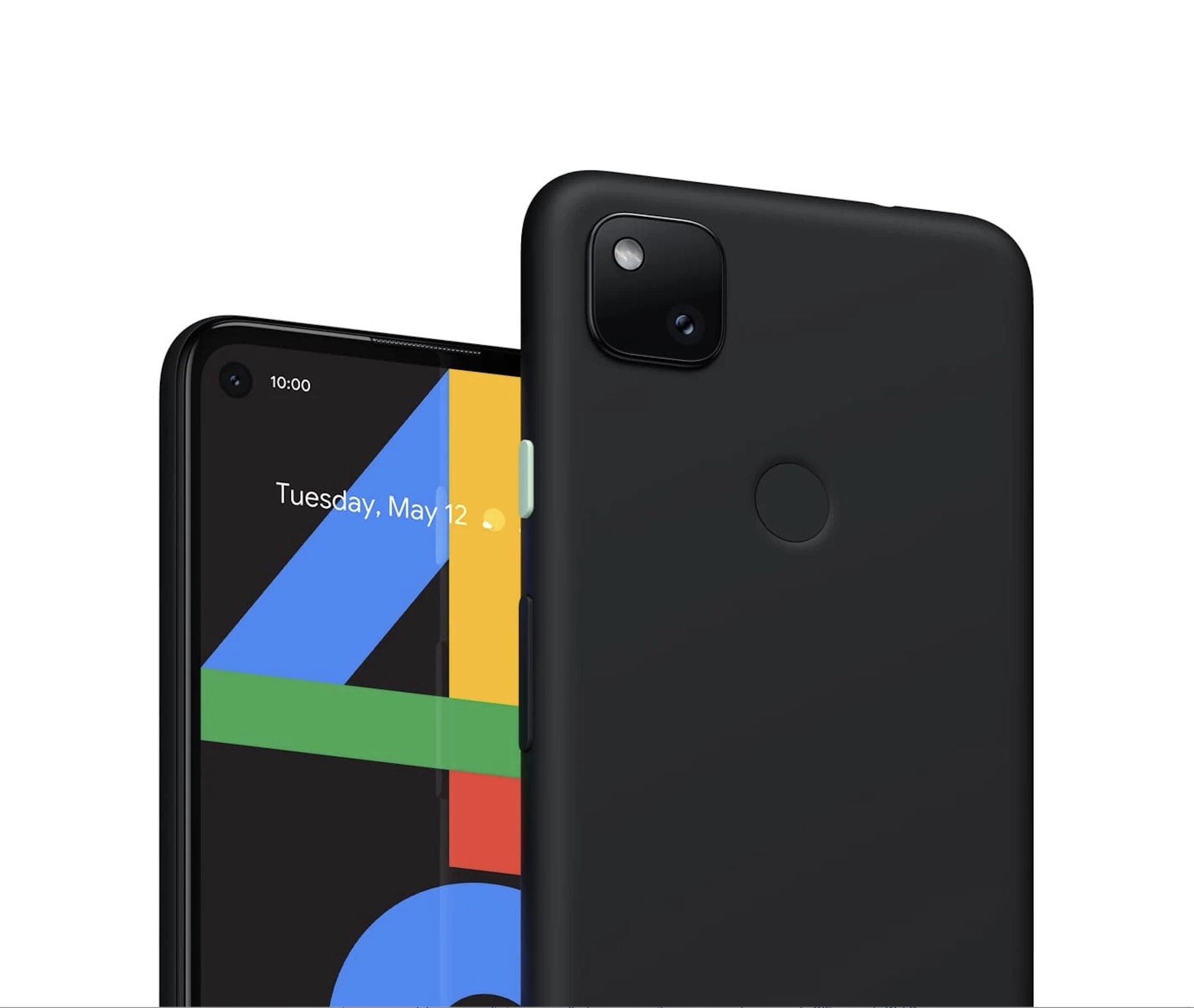 Google Pixel 4a front and rear image