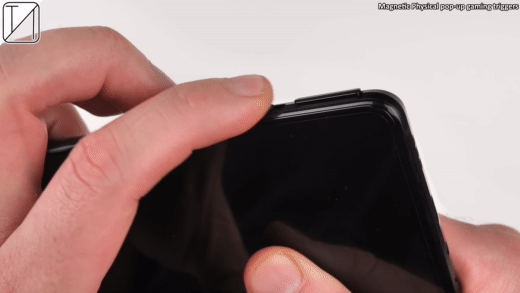 gif showing the magnetic triggers