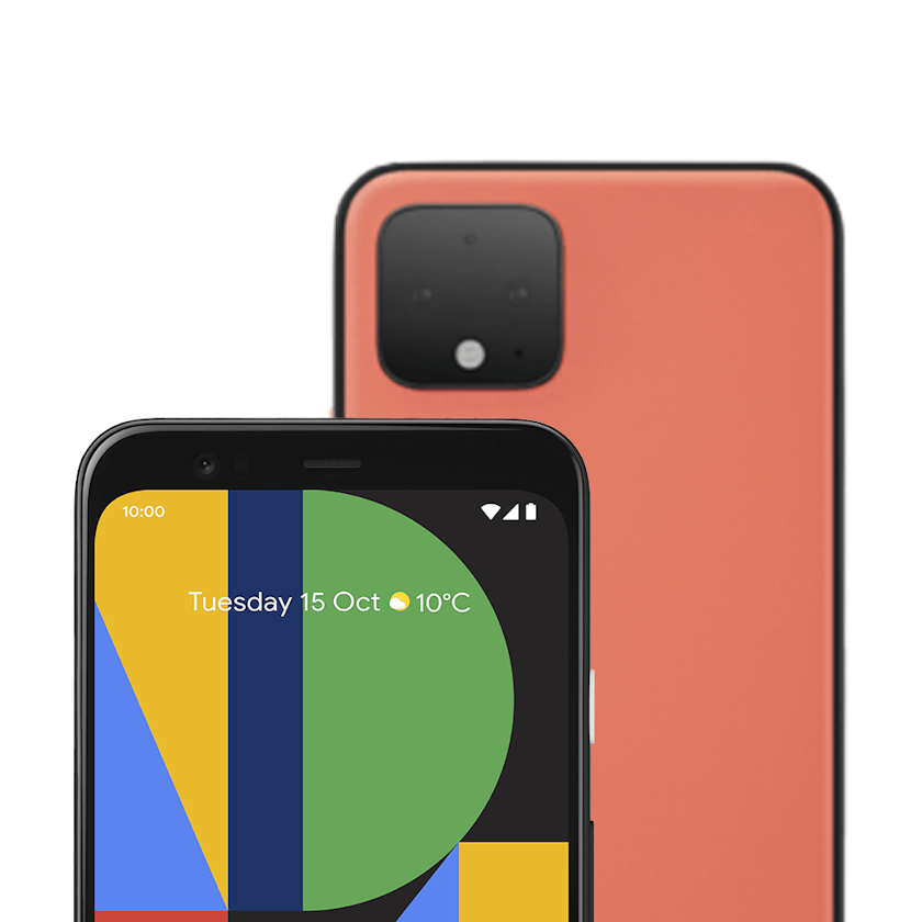 Orange Google Pixel 4