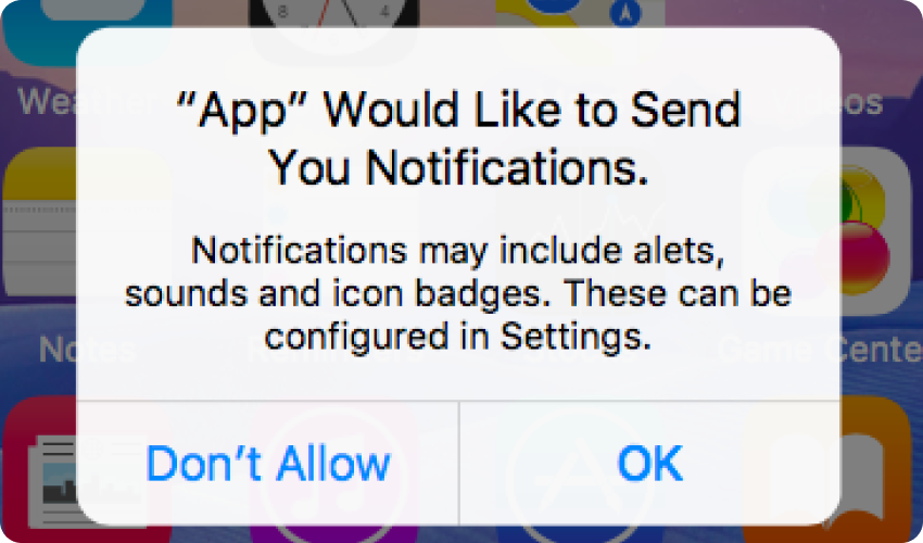 App push notification
