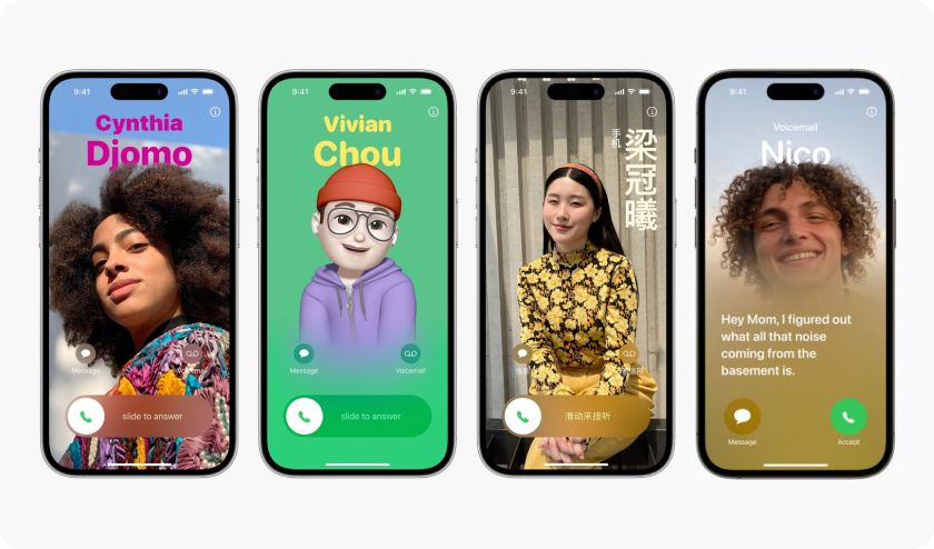 iOS 17 features on an iphone