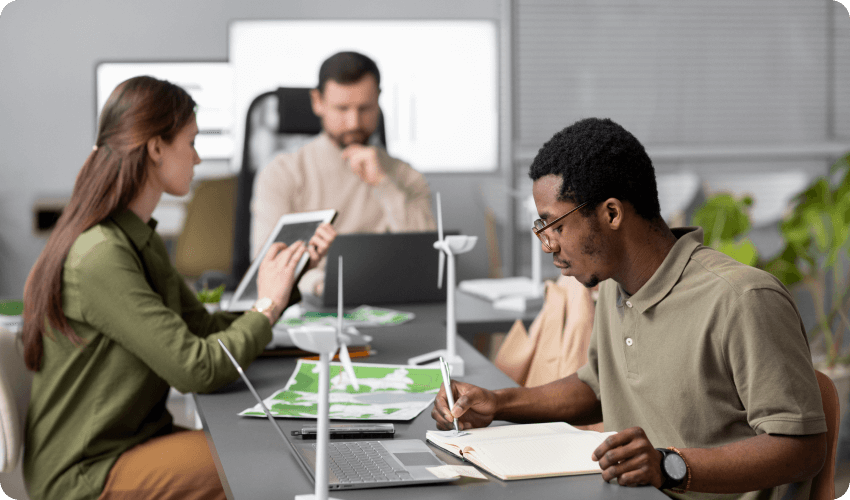 Tech researchers planning sustainability goals