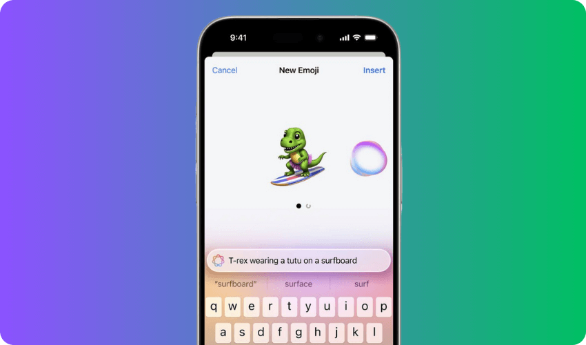 Genmoji Apple iOS 18