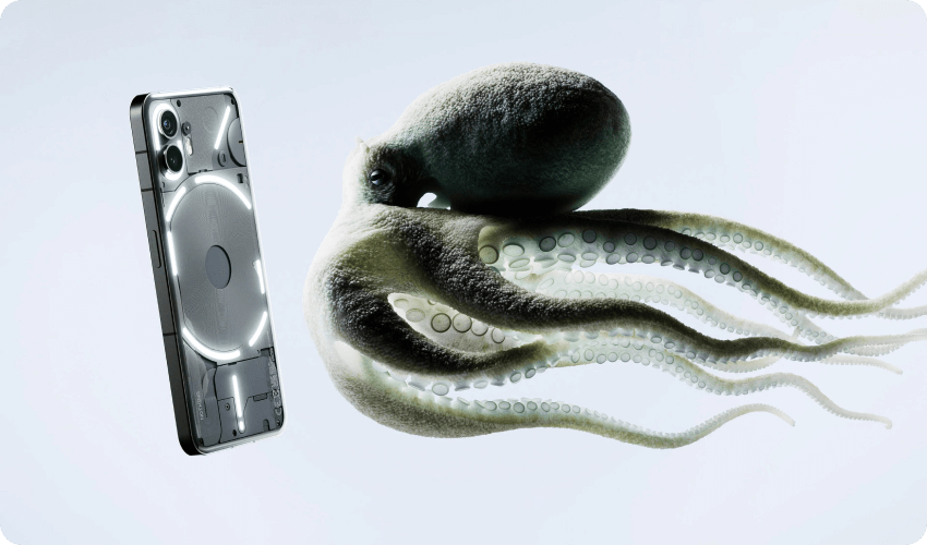Nothing Phone 2 With Octopus