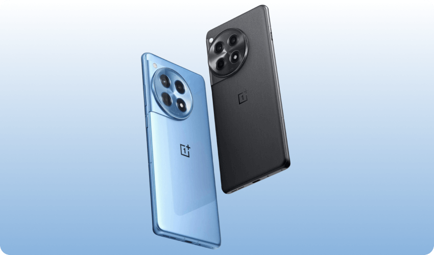 A blue and Black Oneplus 12R